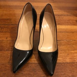 Kate Spade black patent leather stiletto heels